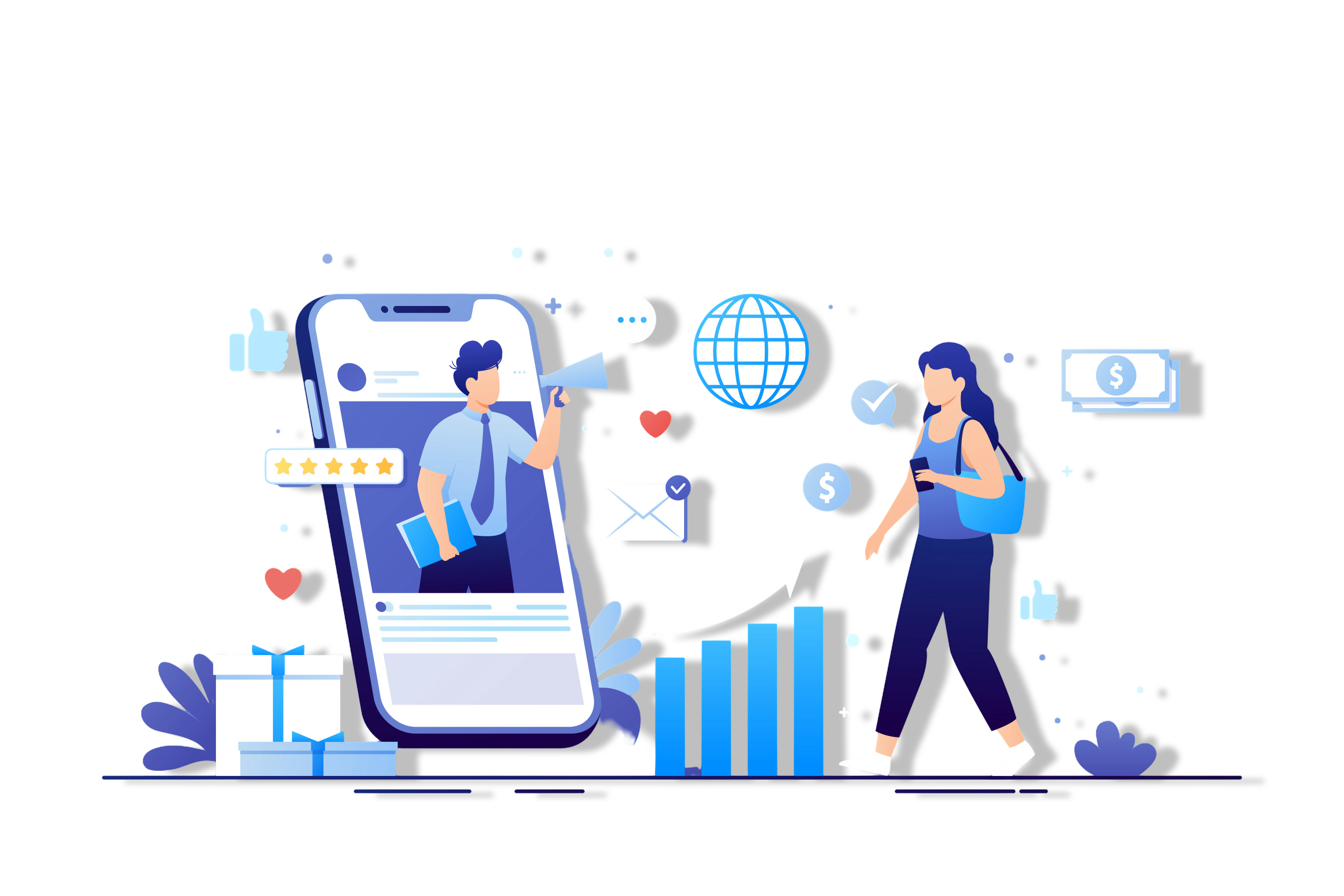 Digital Marketing Illustration